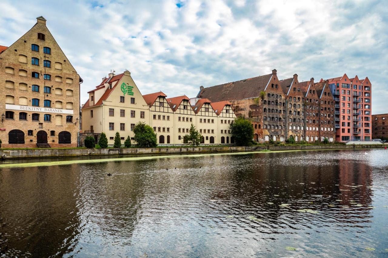 Pobookowane River View Apartments Gdaňsk Exteriér fotografie